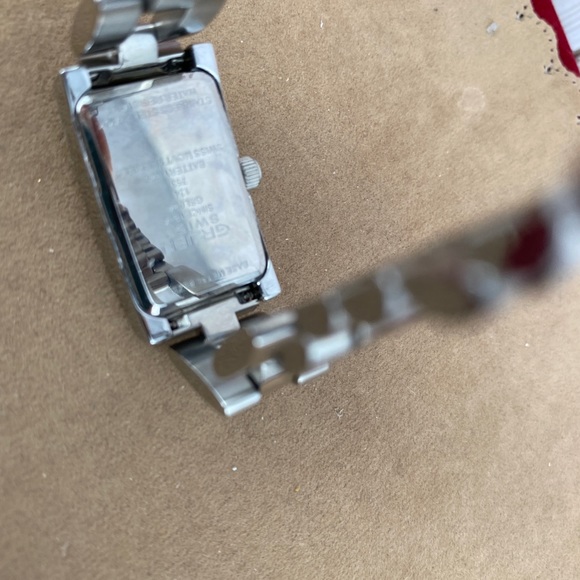 Gruen Curvex Silver Tone Swiss Watch Guilloche Enameled Dial - Picture 6 of 8